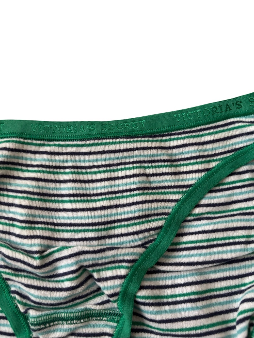 Vintage Y2K Victoria’s Secret Striped Bikini Panty Women’s Large - Picture 4 of 5